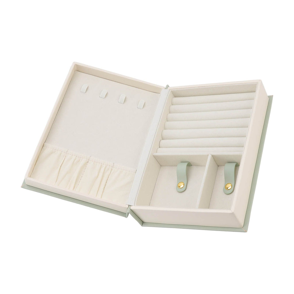 Jewellery Box Leather Jewelry Storage Case Large Capacity Portable for Earring Necklace