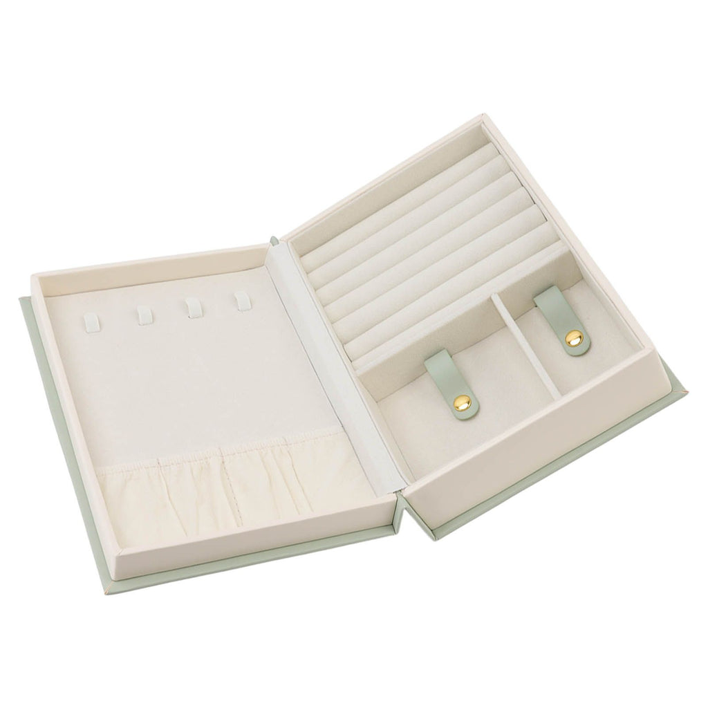 Jewellery Box Leather Jewelry Storage Case Large Capacity Portable for Earring Necklace