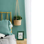 2PCS Braided Plant Basket Hanging Plant Pots Plant Hanger Plant Basket Wall Decoration Flower Pots