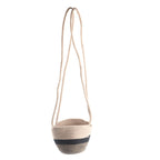 Hanging Plant Pot Holder Braided Plant Basket Indoor Flower Pot Plant Holder Hanging Cotton Rope Plant Storage Organiser