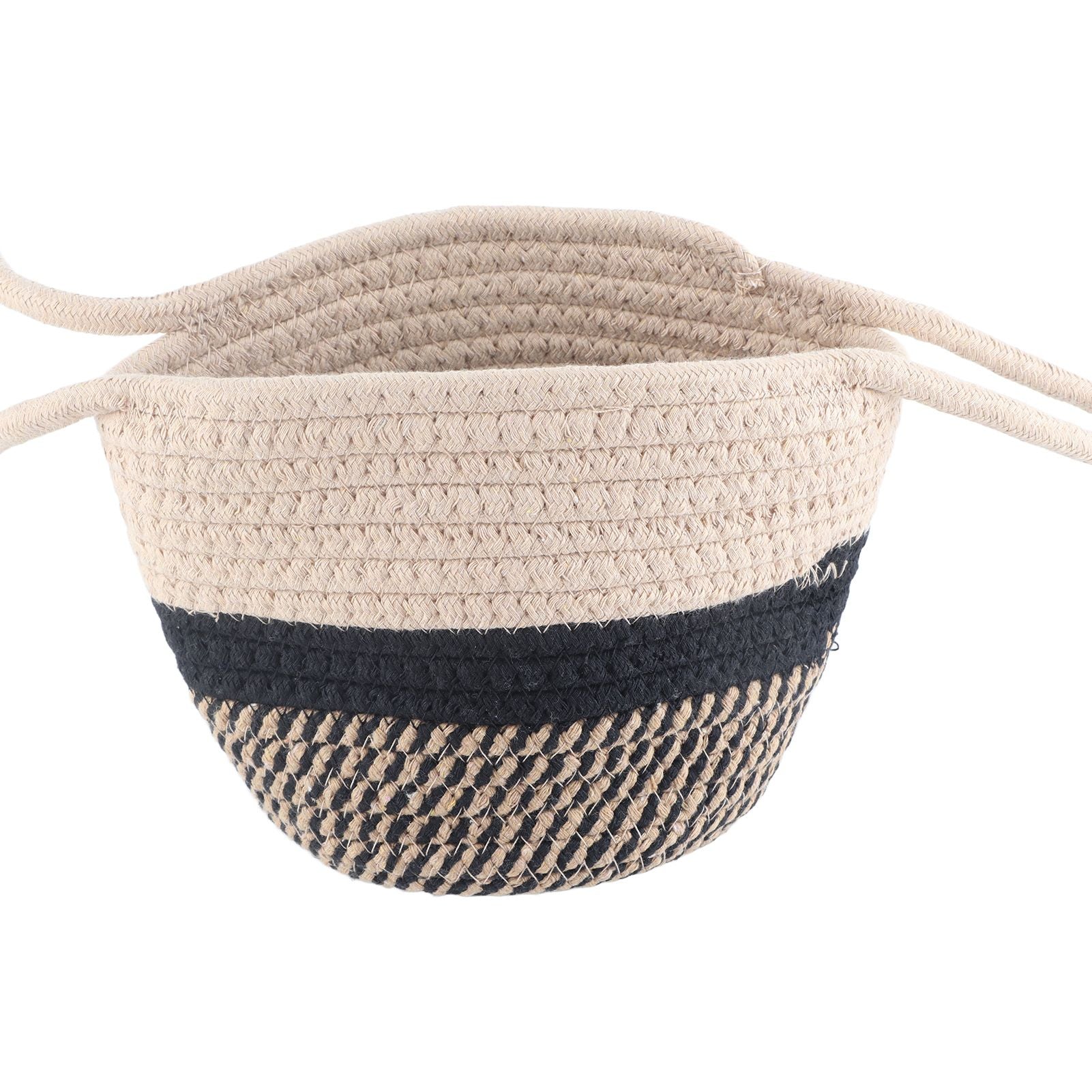 Hanging Plant Pot Holder Braided Plant Basket Indoor Flower Pot Plant Holder Hanging Cotton Rope Plant Storage Organiser