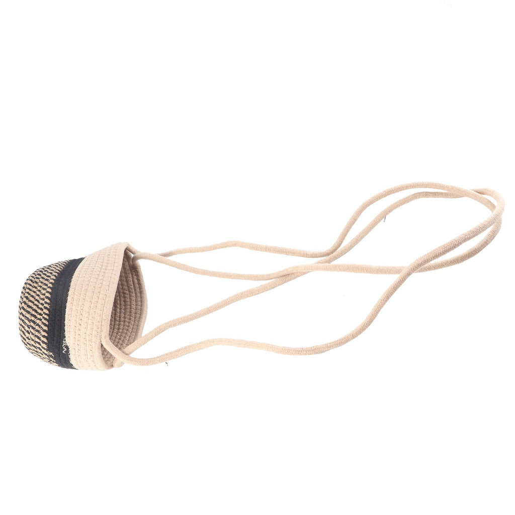 Hanging Plant Pot Holder Braided Plant Basket Indoor Flower Pot Plant Holder Hanging Cotton Rope Plant Storage Organiser