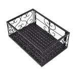 Balcony Flower Pot Stand Thickened Iron Decorative Patio Railing Shelf With Retainers for Windowsill Applicable to 2.5cm/1in Railing