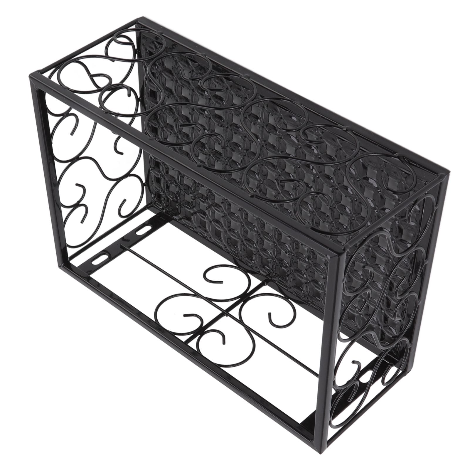 Balcony Flower Pot Stand Thickened Iron Decorative Patio Railing Shelf With Retainers for Windowsill Applicable to 2.5cm/1in Railing
