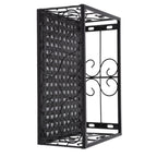 Balcony Flower Pot Stand Thickened Iron Decorative Patio Railing Shelf With Retainers for Windowsill Applicable to 2.5cm/1in Railing