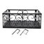 Balcony Flower Pot Stand Thickened Iron Decorative Patio Railing Shelf With Retainers for Windowsill Applicable to 6.5cm/2.6in Railing