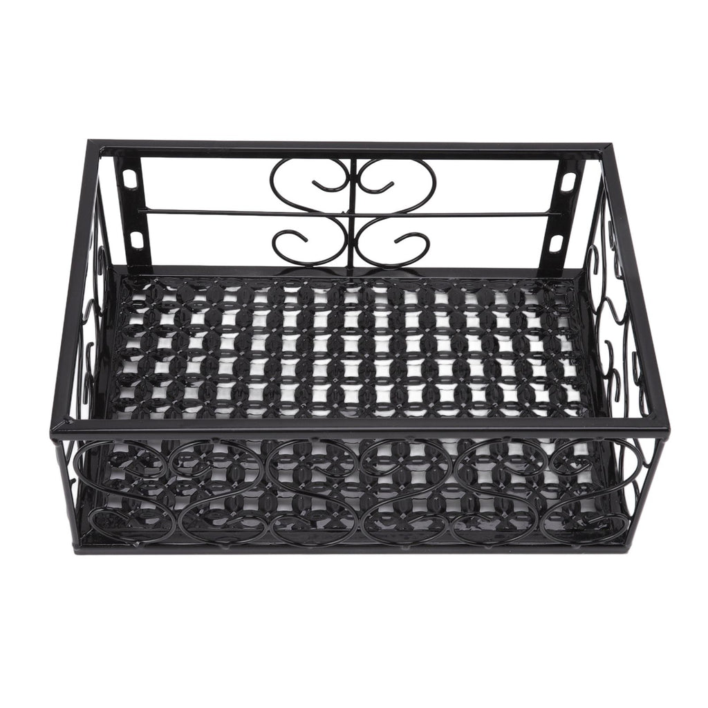 Balcony Flower Pot Stand Thickened Iron Decorative Patio Railing Shelf With Retainers for Windowsill Applicable to 6.5cm/2.6in Railing
