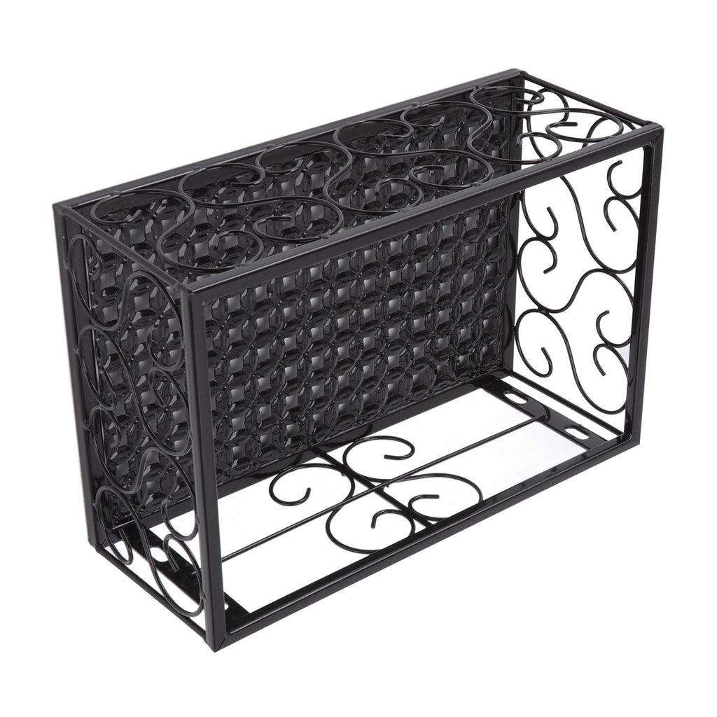 Balcony Flower Pot Stand Thickened Iron Decorative Patio Railing Shelf With Retainers for Windowsill Applicable to 6.5cm/2.6in Railing