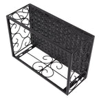 Balcony Flower Pot Stand Thickened Iron Decorative Patio Railing Shelf With Retainers for Windowsill Applicable to 6.5cm/2.6in Railing