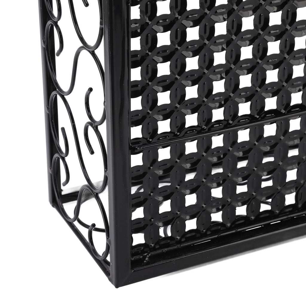 Balcony Flower Pot Stand Thickened Iron Decorative Patio Railing Shelf With Retainers for Windowsill Applicable to 6.5cm/2.6in Railing