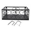Balcony Flower Pot Stand Thickened Iron Decorative Patio Railing Shelf With Retainers for Windowsill Applicable to 10.5cm/4.1in Railing