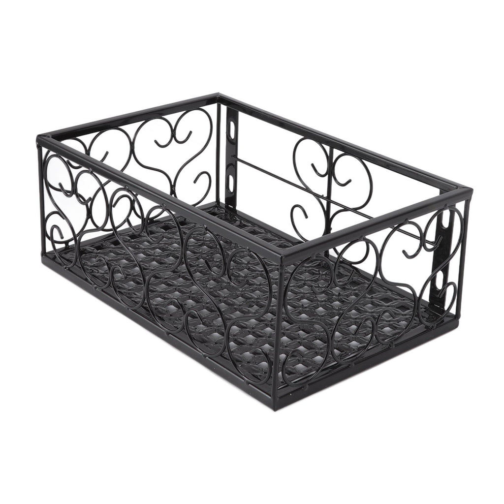 Balcony Flower Pot Stand Thickened Iron Decorative Patio Railing Shelf With Retainers for Windowsill Applicable to 10.5cm/4.1in Railing