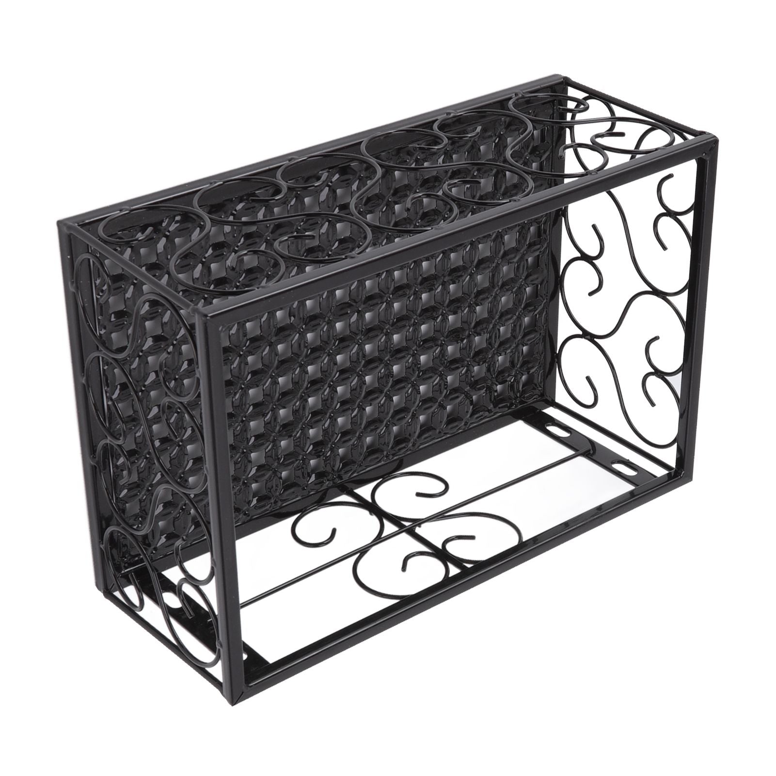 Balcony Flower Pot Stand Thickened Iron Decorative Patio Railing Shelf With Retainers for Windowsill Applicable to 10.5cm/4.1in Railing