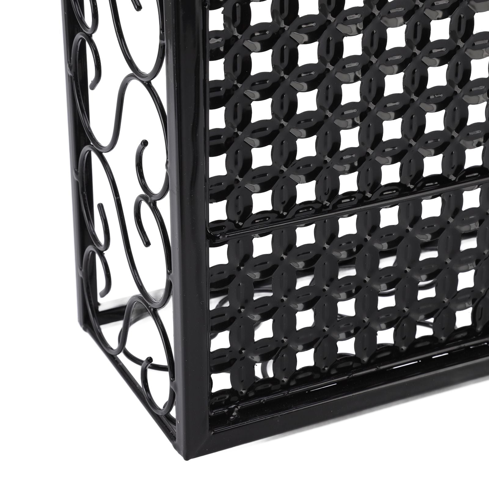 Balcony Flower Pot Stand Thickened Iron Decorative Patio Railing Shelf With Retainers for Windowsill Applicable to 10.5cm/4.1in Railing