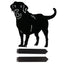 Metal Dog Decorative Garden Stakes Dog Silhouette Garden Decoration for Outdoor Lawn Ornaments Yard Sign