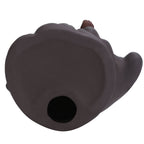 Incense Burner Red Stoneware Backflow Incense Holder Home Office Decoration Ornament
