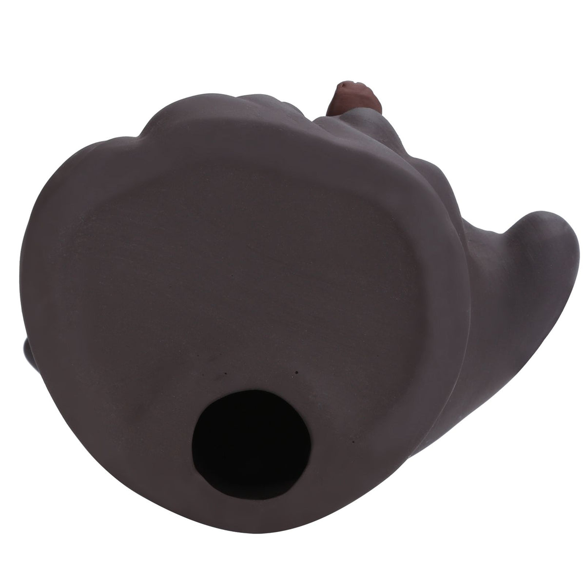 Incense Burner Red Stoneware Backflow Incense Holder Home Office Decoration Ornament