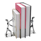 1 Pair Kung Fu People Shape Bookends Students Book Stand for School Home Table Decoration