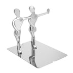 1 Pair Kung Fu People Shape Bookends Students Book Stand for School Home Table Decoration