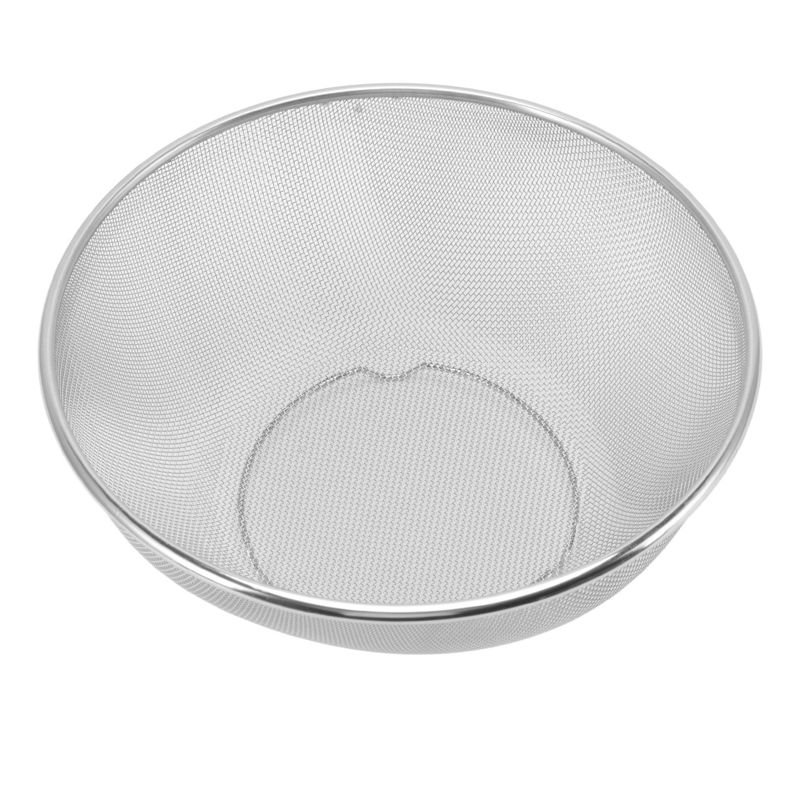 Stainless Steel Strainer Colander Fast Drainage 24CM Diameter Safe Food Grade Material Salad Bowl for Home Kitchen Mesh Screen Secondary image