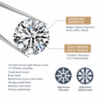 Elegant Moissanite Pendant Necklace with Square Cut Gemstone, Hypoallergenic 925 Silver Plated Chain, Adjustable Length for Daily Wear, Includes GRA Certificate, Ideal for Casual and Formal Outfits (Moissanite, Premium S925)