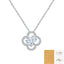 Elegant Moissanite Four-Leaf Clover Pendant Necklace with GRA Certificate – 925 Silver Plated, Hypoallergenic, Fade-Resistant, Lightweight Luxury Jewelry for Everyday Wear and Thoughtful Gift Giving (Moissanite, Premium S925)