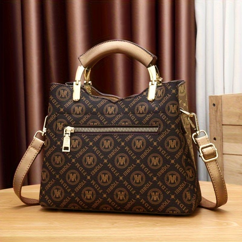 Women'S Handbag Set Monogram Handbag Three-Piece Handbag Set Australian Style - Khaki - Size 25-11-19 Main image