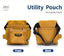 Yellow Gray adjustable tool belt, tool carrying belt, tool storage organizer, tool belt for professionals, DIY tool belt, waist tool pouch, worksite accessories