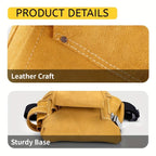 Yellow Gray adjustable tool belt, tool carrying belt, tool storage organizer, tool belt for professionals, DIY tool belt, waist tool pouch, worksite accessories