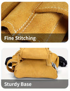 Yellow Gray adjustable tool belt, tool carrying belt, tool storage organizer, tool belt for professionals, DIY tool belt, waist tool pouch, worksite accessories