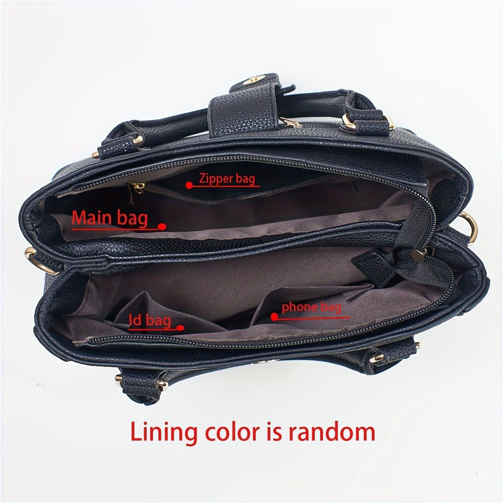 Ladies Handbag Small Purse Fashion Handbag Trendy Bag Australian Women Durable - Black - Size 30-13-23