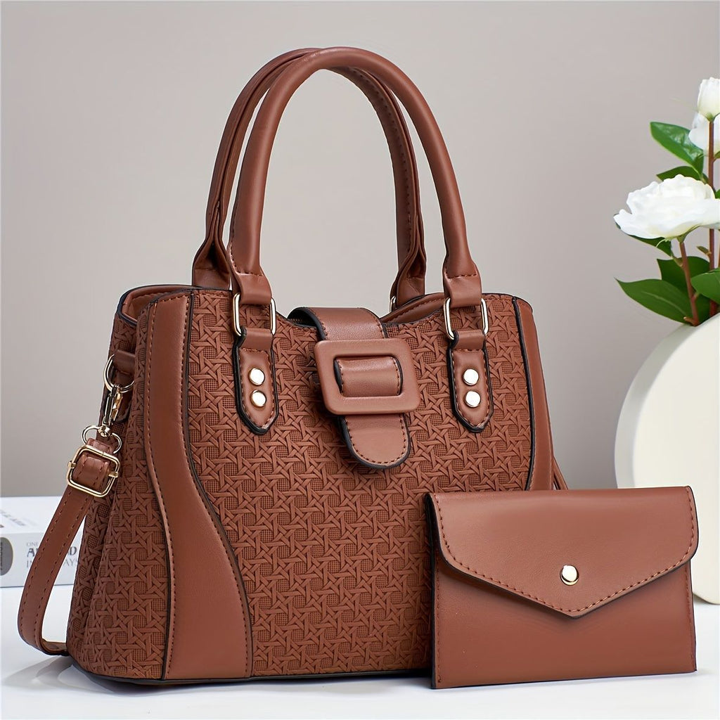 Ladies Handbag Small Purse Fashion Handbag Trendy Bag Australian Women Durable - Burgundy - Size 30-13-23