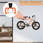 Metal Hose Reel,Hose Holder Hose Hanger Heavy Duty Hose Holders Wall Mount, Hook for Garden Hose/Expandable Hose/Water Hose/Pocket Hose/Flexable Hose（orange）