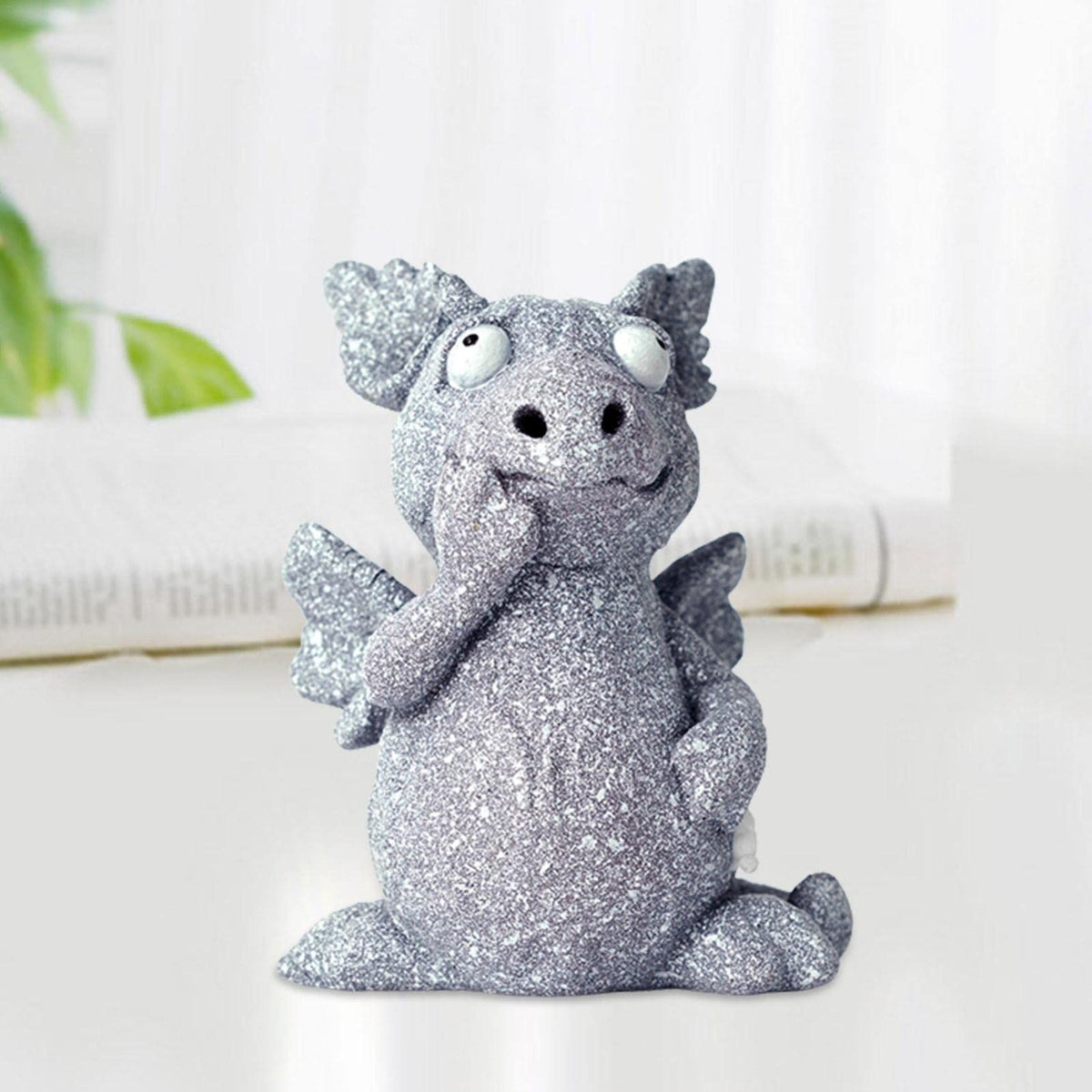 Incense Burner, Cute Monster Doll Cone Burner, Smoke Coming Out of The Eyes, Doll Incense Burner Desktop Resin Ornament