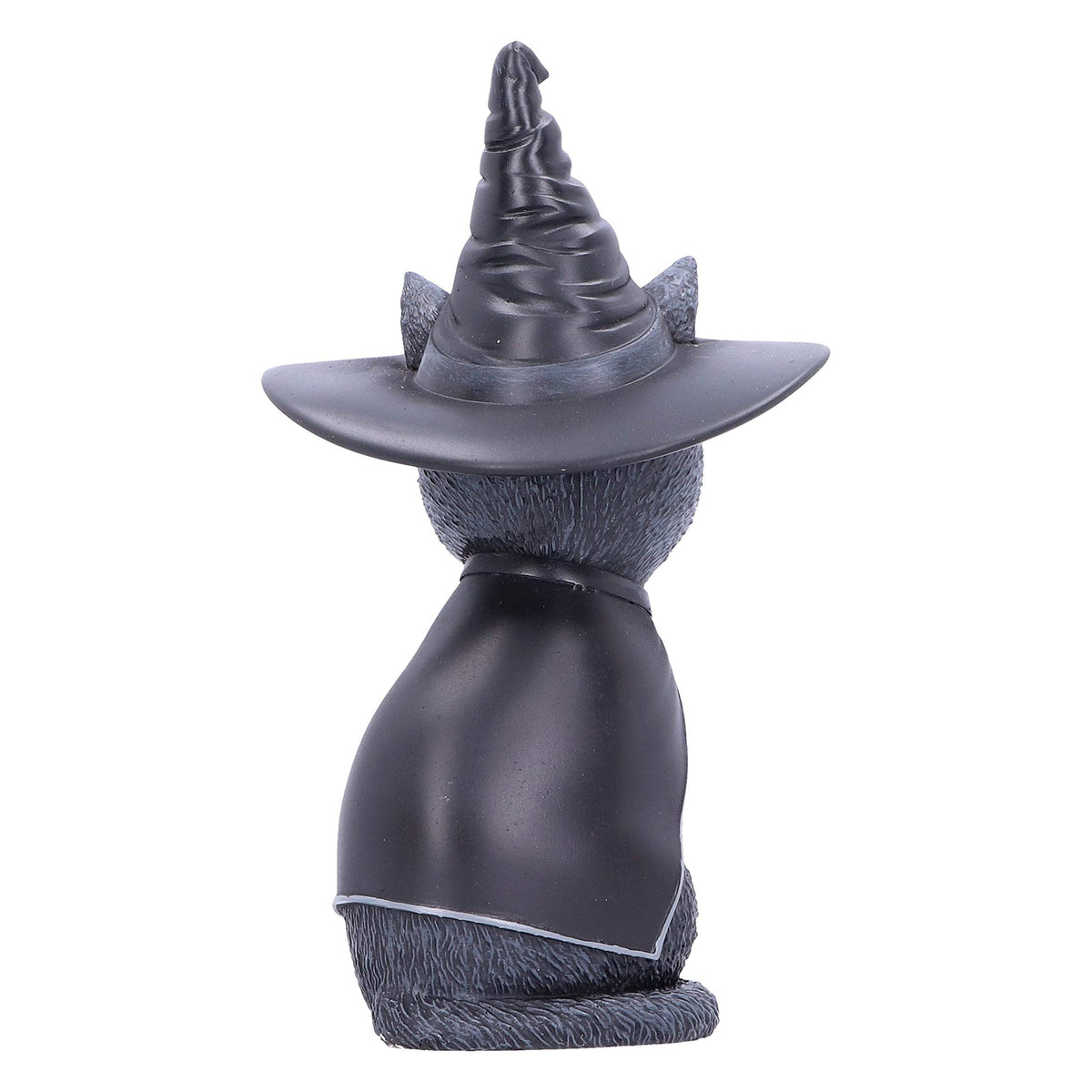Witches Hat Occult Cat Figurine, 13.5cm,Scarily adorable bewitching cat figurine.Lovingly hand-painted. Black
