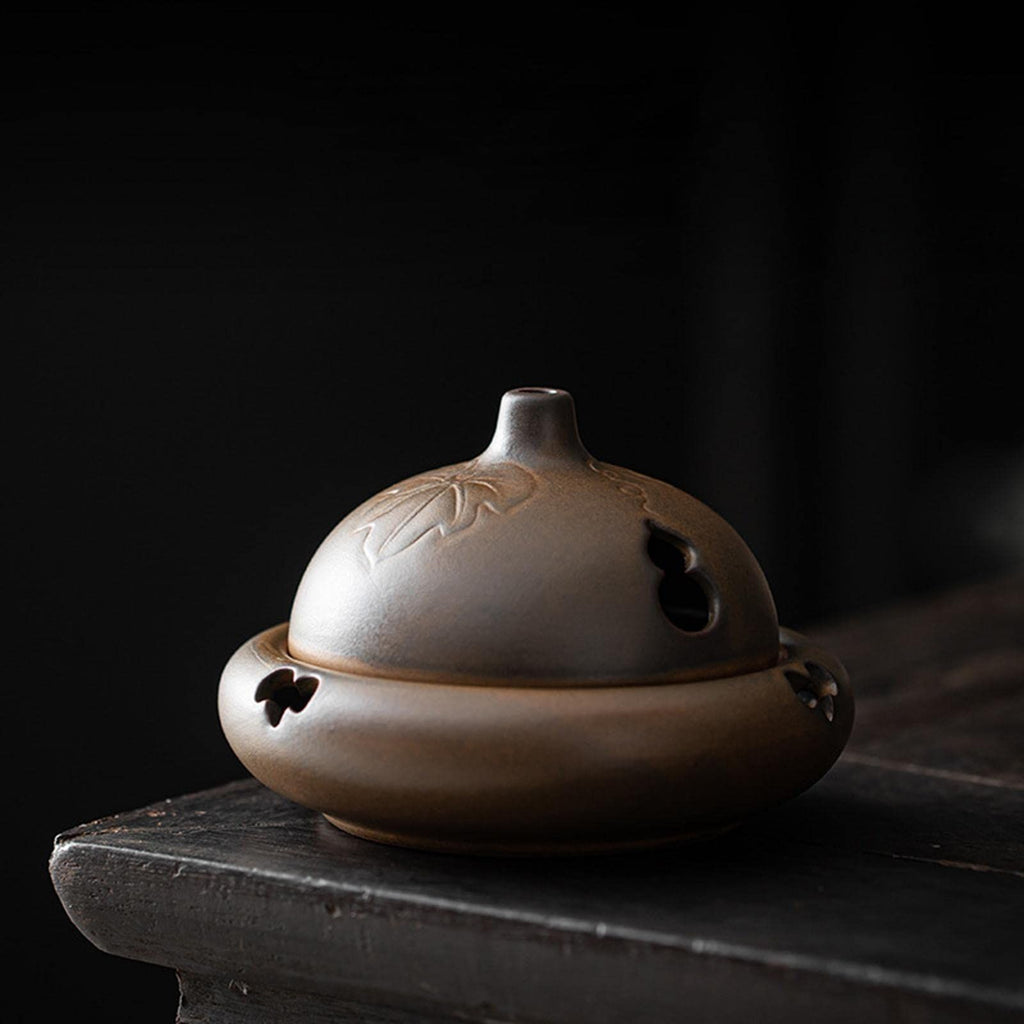 Home Incense Holders Burner Incense Burner Household Indoor Aromatherapy Furnace Gourd Agarwood Furnace Ceramic
