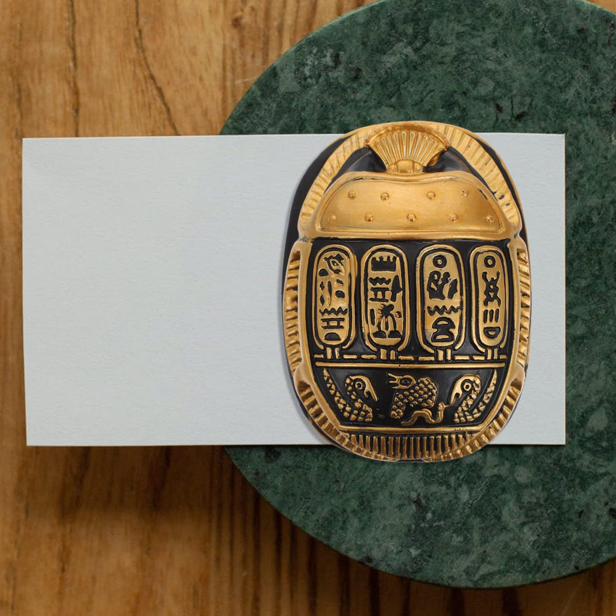 tian Scarab Beetle Ancient Egypt Scarab Figurine Desktop Ornament Collectible Figurine Home Decoration for Car Office