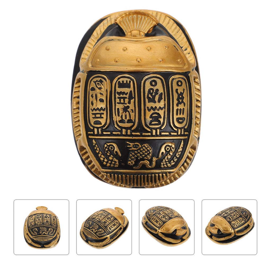 tian Scarab Beetle Ancient Egypt Scarab Figurine Desktop Ornament Collectible Figurine Home Decoration for Car Office