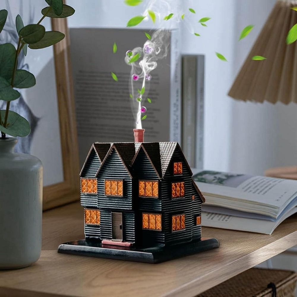 Salems Witch House Incense Burner Massachusetts Witch House for Halloween Christmas Vacation Ornament Incense Burner1PCS Hauptbild