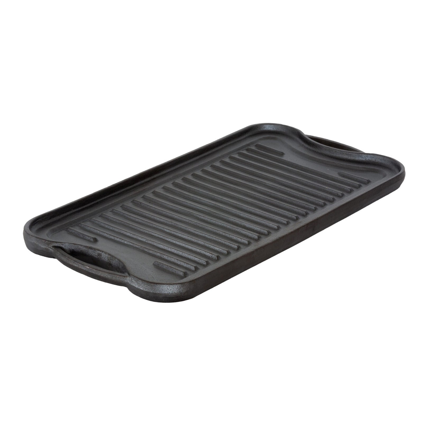 Oil-seasoned Ready to use 50.7x25.8cm Reversible Cast Iron Grill - Black Main image