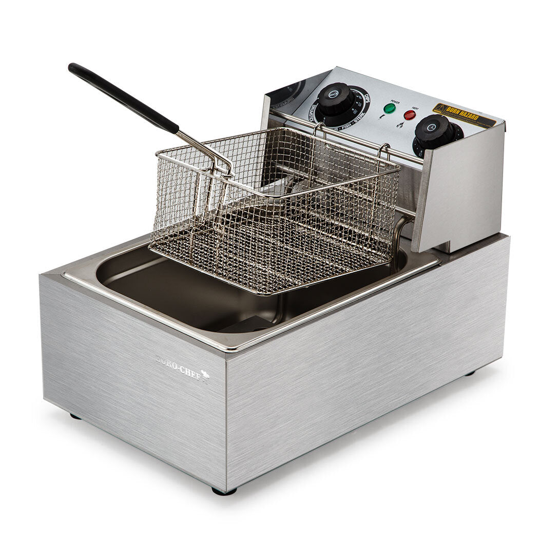 EuroChef Commercial Electric Deep Fryer Frying Basket Chip Cooker Fry Scoop Hauptbild