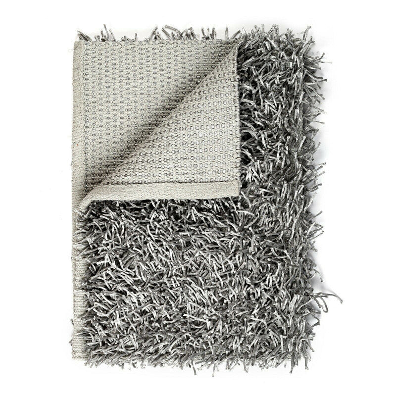 Luxury High Pile Soft Non Slip Bathmat 50 x 80cm (Silver) Secondary image