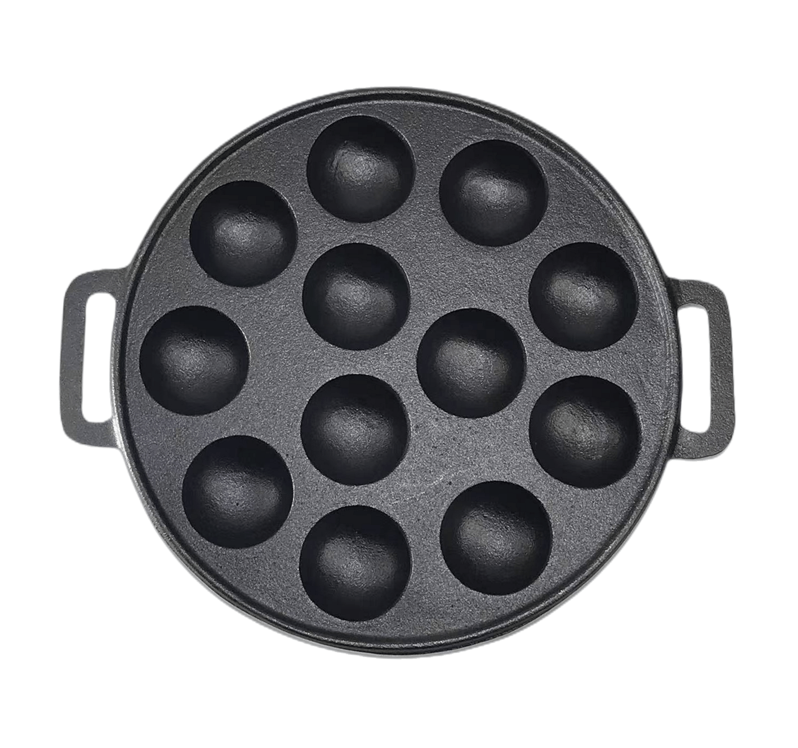 12 Holes Mini Cast Iron Cake Pan Mini Dutch Pancake Cake Pan Main image