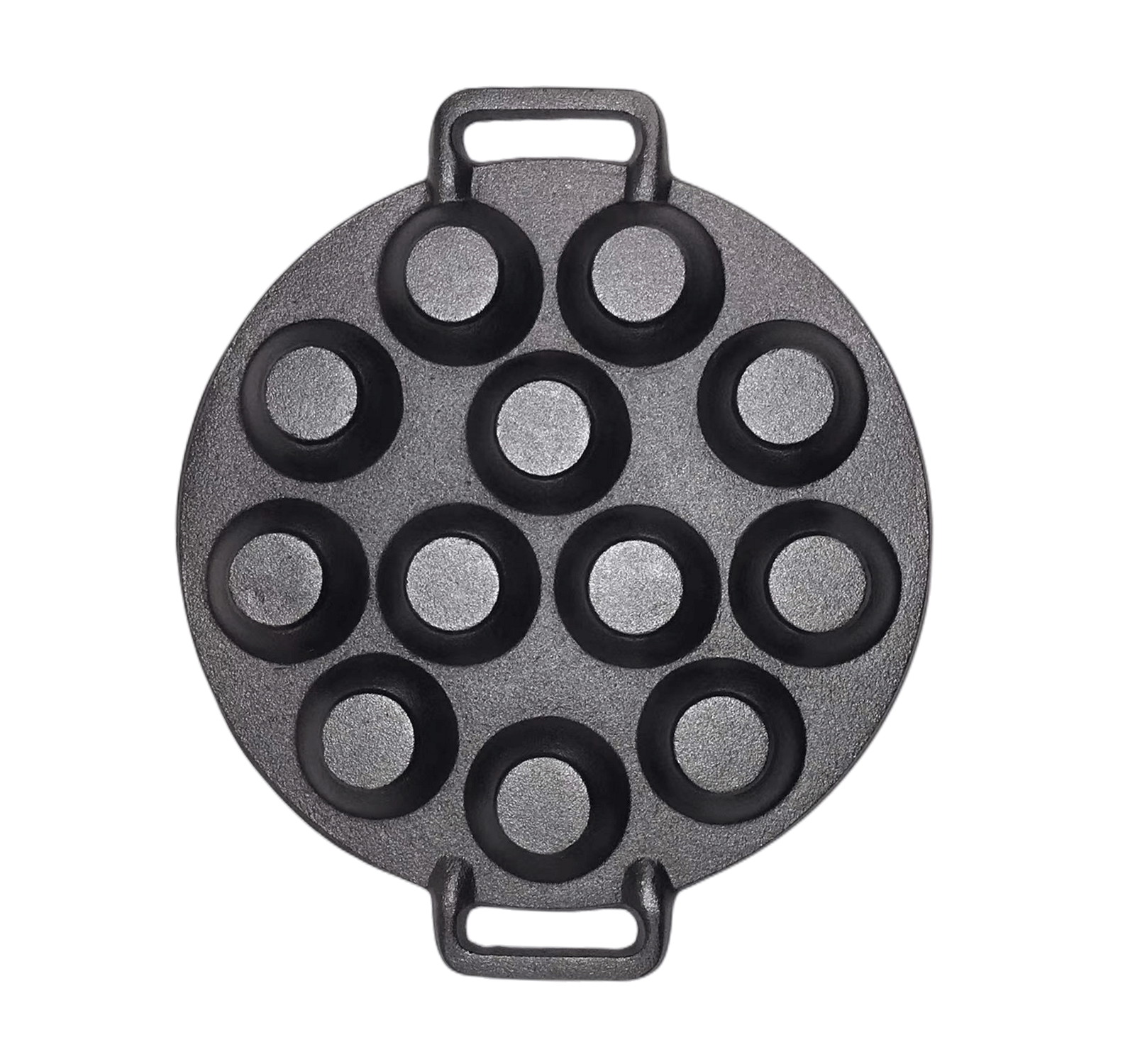 12 Holes Mini Cast Iron Cake Pan Mini Dutch Pancake Cake Pan Secondary image