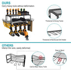 40cm Power Tool Organizer 4 Layers Garage Tool Storage Rack Workshop Tool Shelf Drill Pliers Hammer Rack