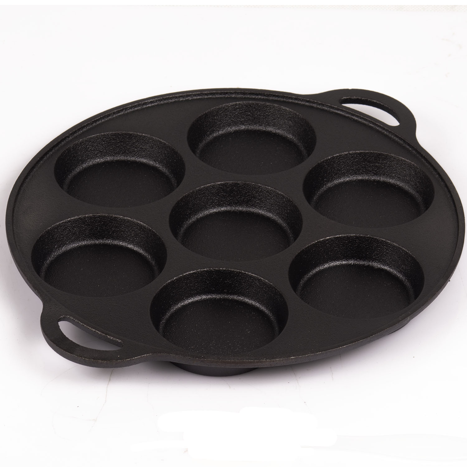 7 Cup Cast Iron Egg Frying Pan Divided Egg Skillet Pan Fried Egg Pan Cooker Pancake Egg Fryer Hauptbild