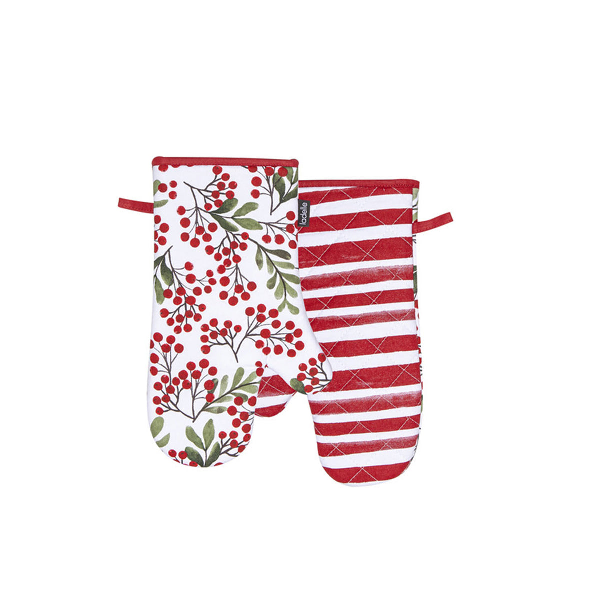 Ladelle Berry Berry Christmas Set of 2 Oven Mitts 18 x 33 cm Main image
