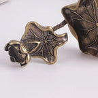 Lotus Flower Incense Holder Flowing Backflow Burner Home Office Decor Ornament