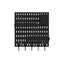 Wall Mounted Pegboard Storage Rack No Drill Organizer Tool Shelf Home Office - Black
