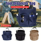 Portable Handheld Collapsible Tool Organizer Storage Box for Home Workshop Tools - Blue